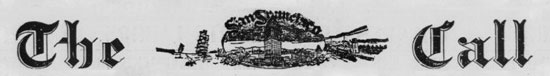 San Francisco Call newspaper header